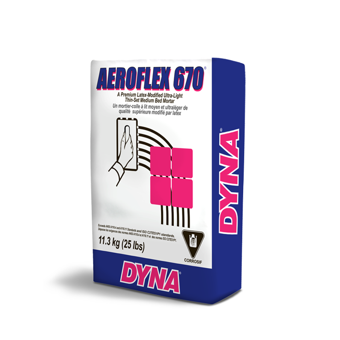 Aeroflex I Light-Weight Polymer-Modified Thin-Set Mortar