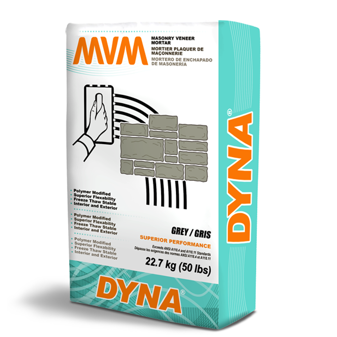 MVM Masonry Veneer Mortar Exterior & Interior — Dyna