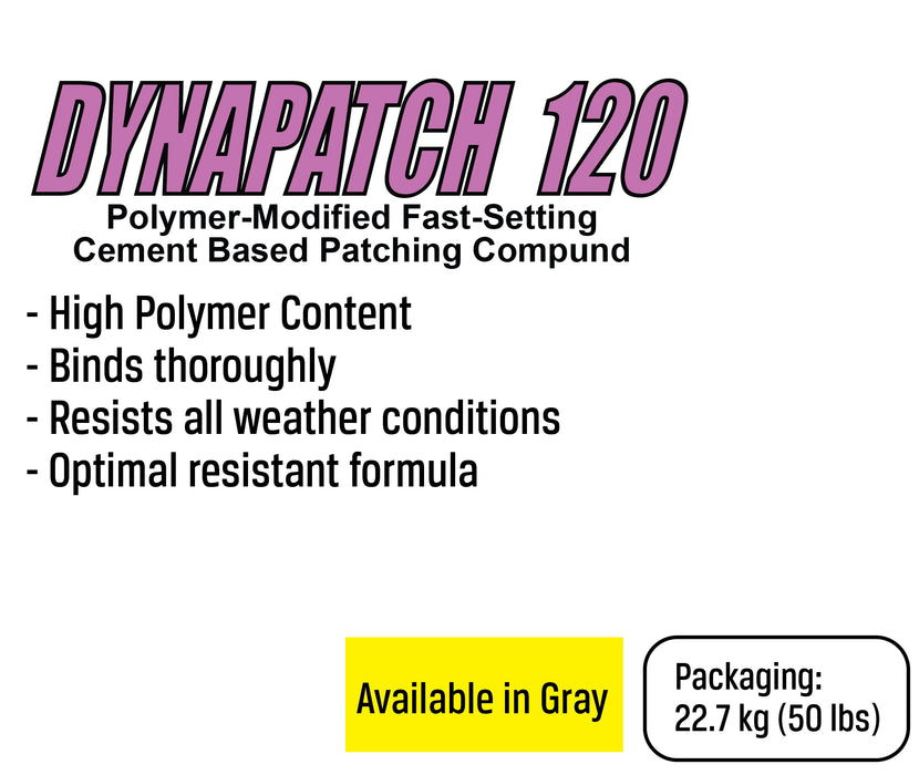 Dynapatch 120 | Fast-Setting Cement Based Patching Compound