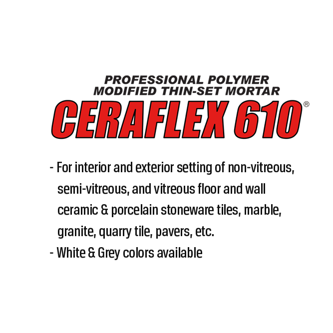 Ceraflex I Polymer-Modified Thin-Set Mortar