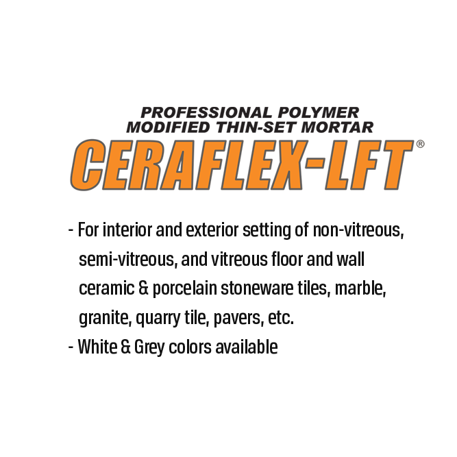 Ceraflex LFT I Large Format Tile Polymer-Modified Medium-bed Mortar
