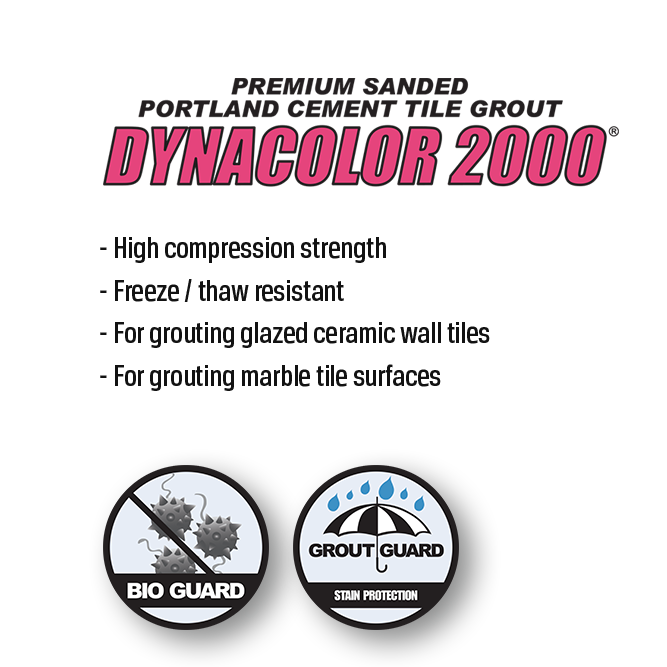 Dynacolor 2000 I Sanded Tile Grout