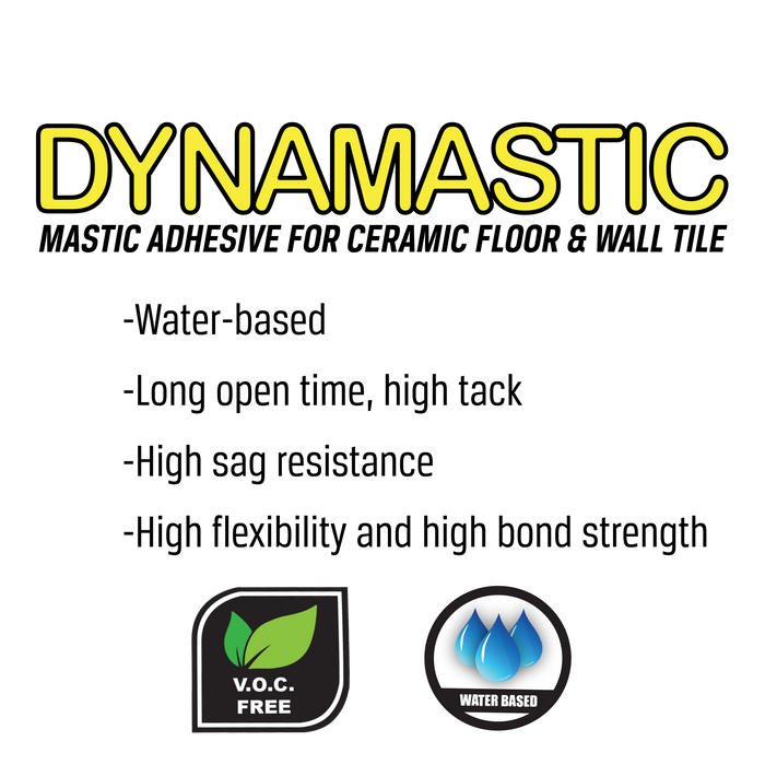 Dynamastic I Type 1 陶瓷地板和墙砖胶泥