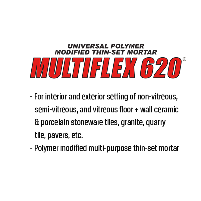 Multiflex I Universal Polymer-Modified Thin-Set Mortar